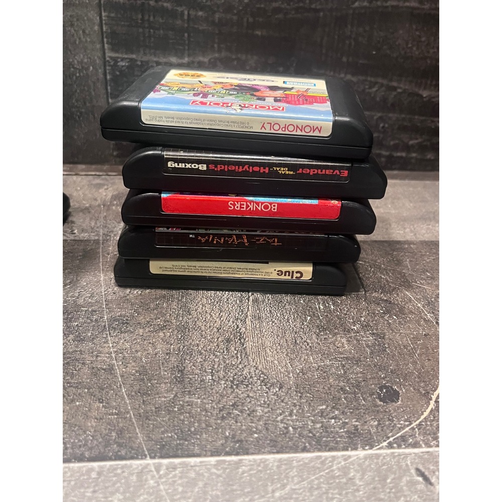 Sega Genesis Game Lot of 14 Road Rash Shaq Fu Animaniacs Monopoly Clue TESTED - Picture 9 of 16